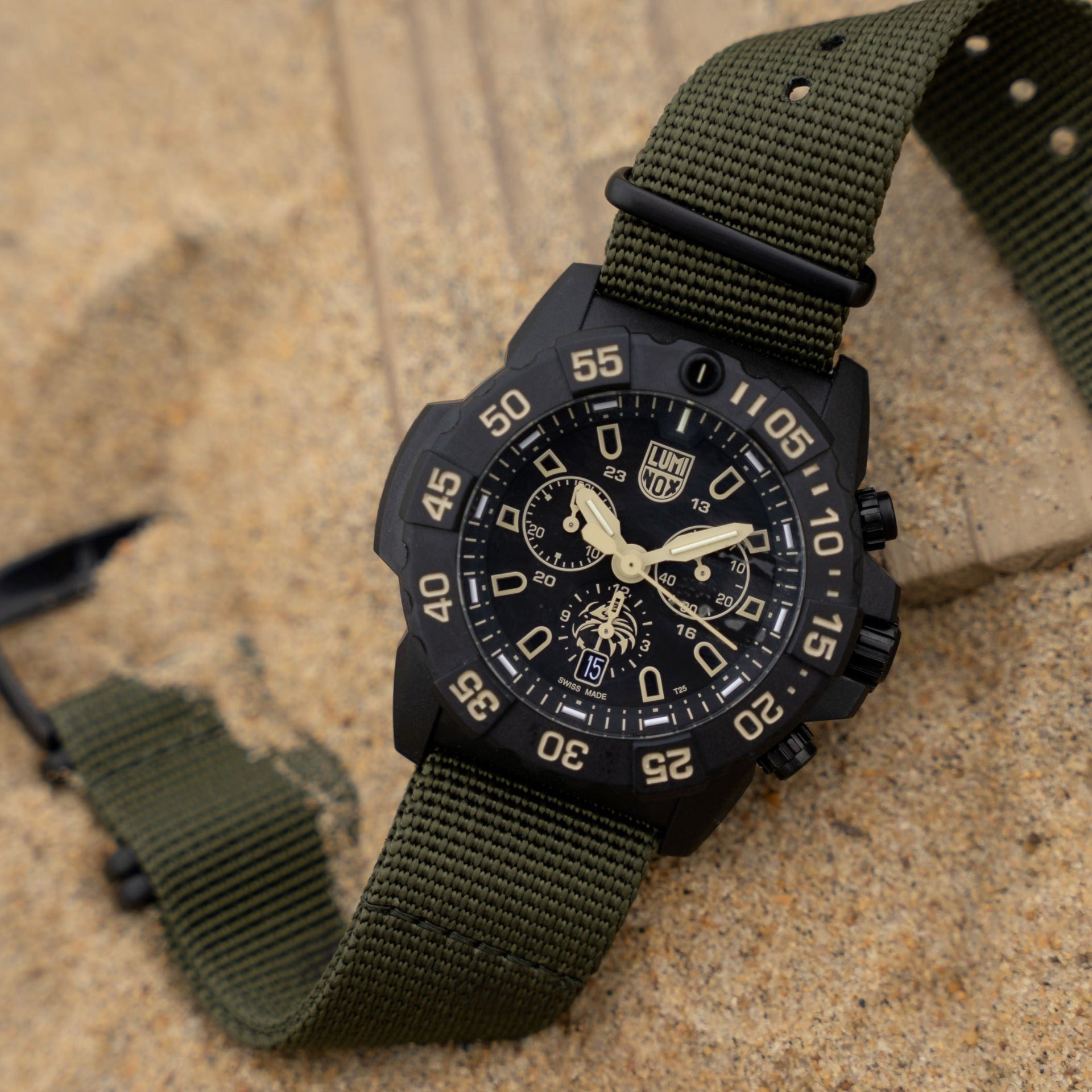 Navy SEAL Foundation, 45MM - Black/Sand Dial