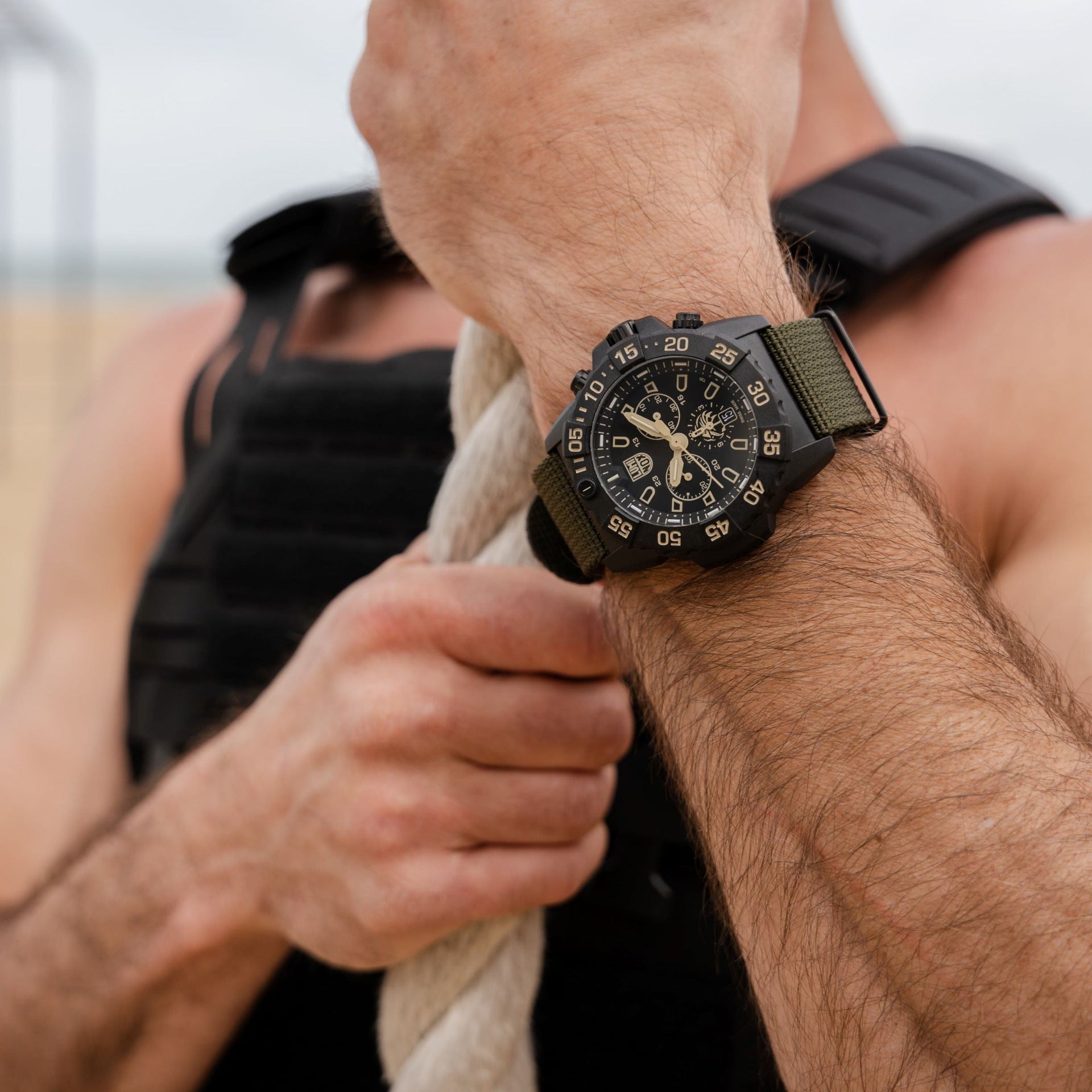 Navy SEAL Foundation, 45MM - Black/Sand Dial