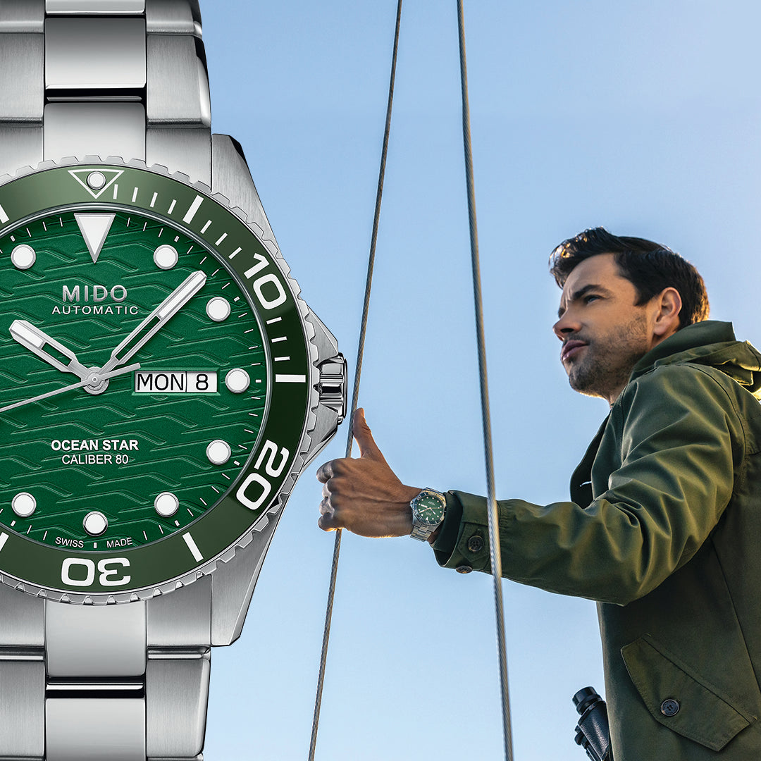MIDO Ocean Star 200C Automatic (Green Dial / 42.5mm)