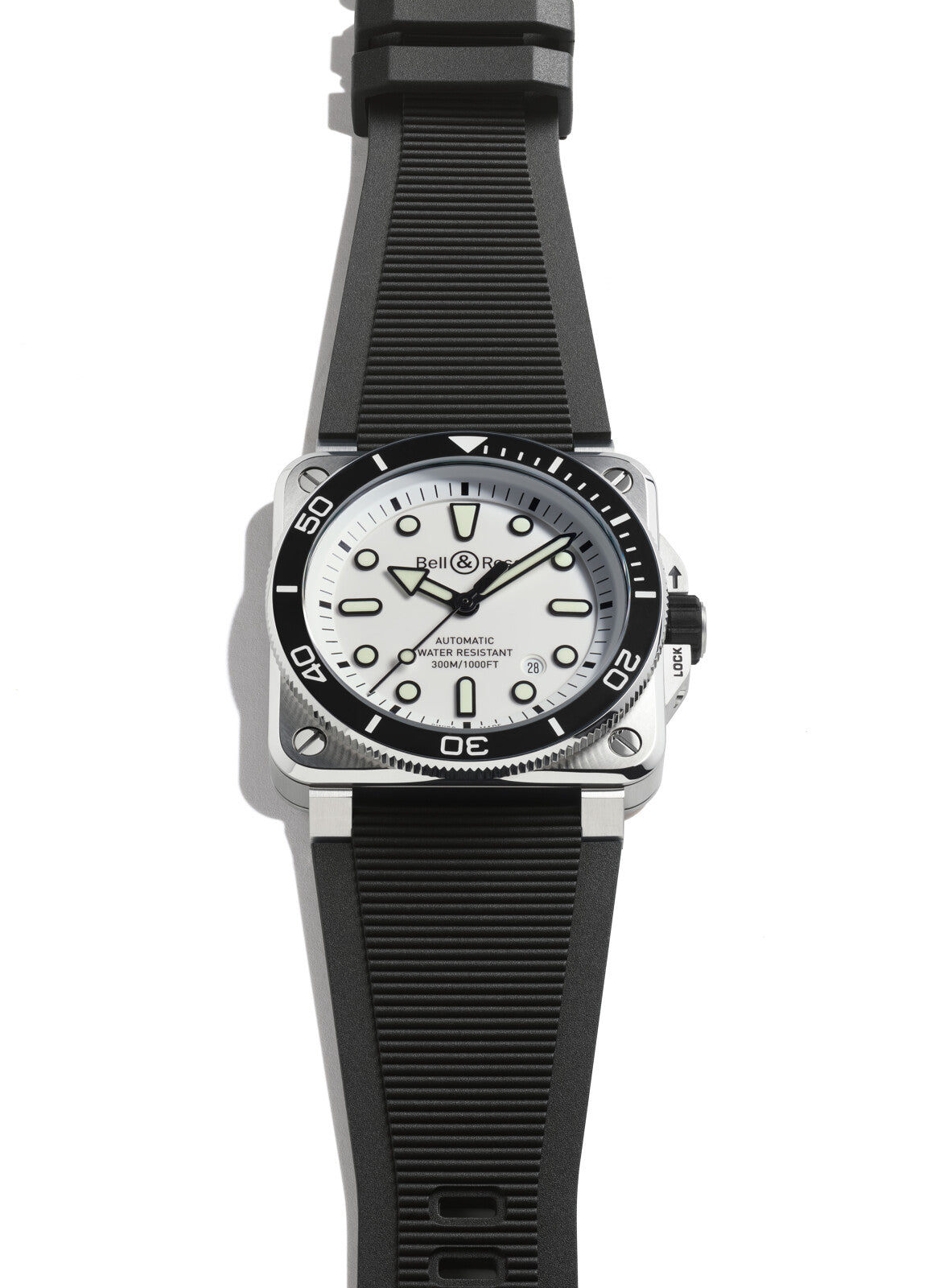 Bell & Ross BR 03 Diver White Steel Automatic BR03A-D-WH-ST/SRB (White Dial / 42mm)