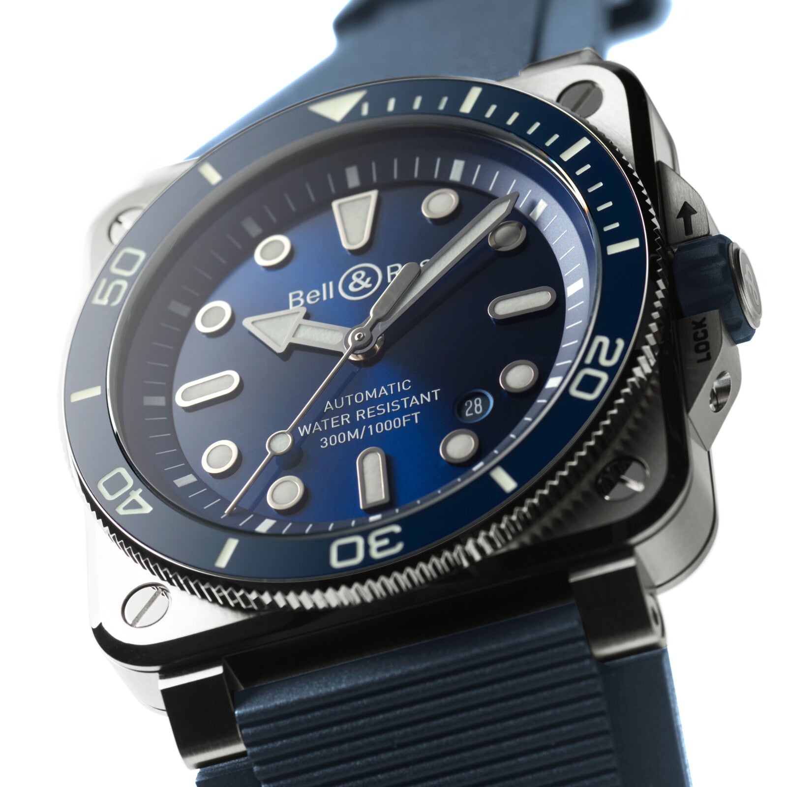 Bell & Ross BR 03 Diver Blue Steel Automatic BR03A-D-BLU-ST/SRB (Blue Dial / 42mm)