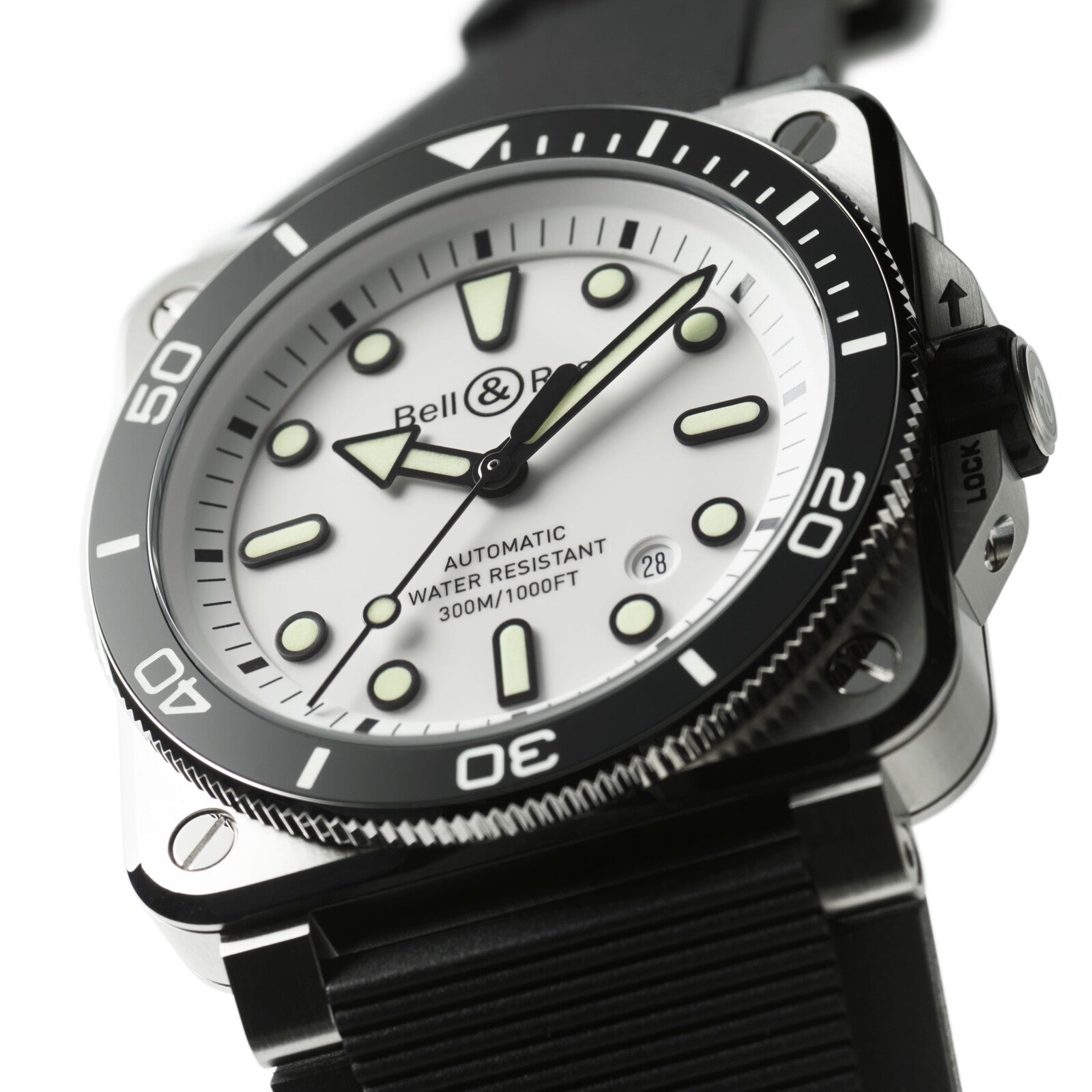 Bell & Ross BR 03 Diver White Steel Automatic BR03A-D-WH-ST/SRB (White Dial / 42mm)