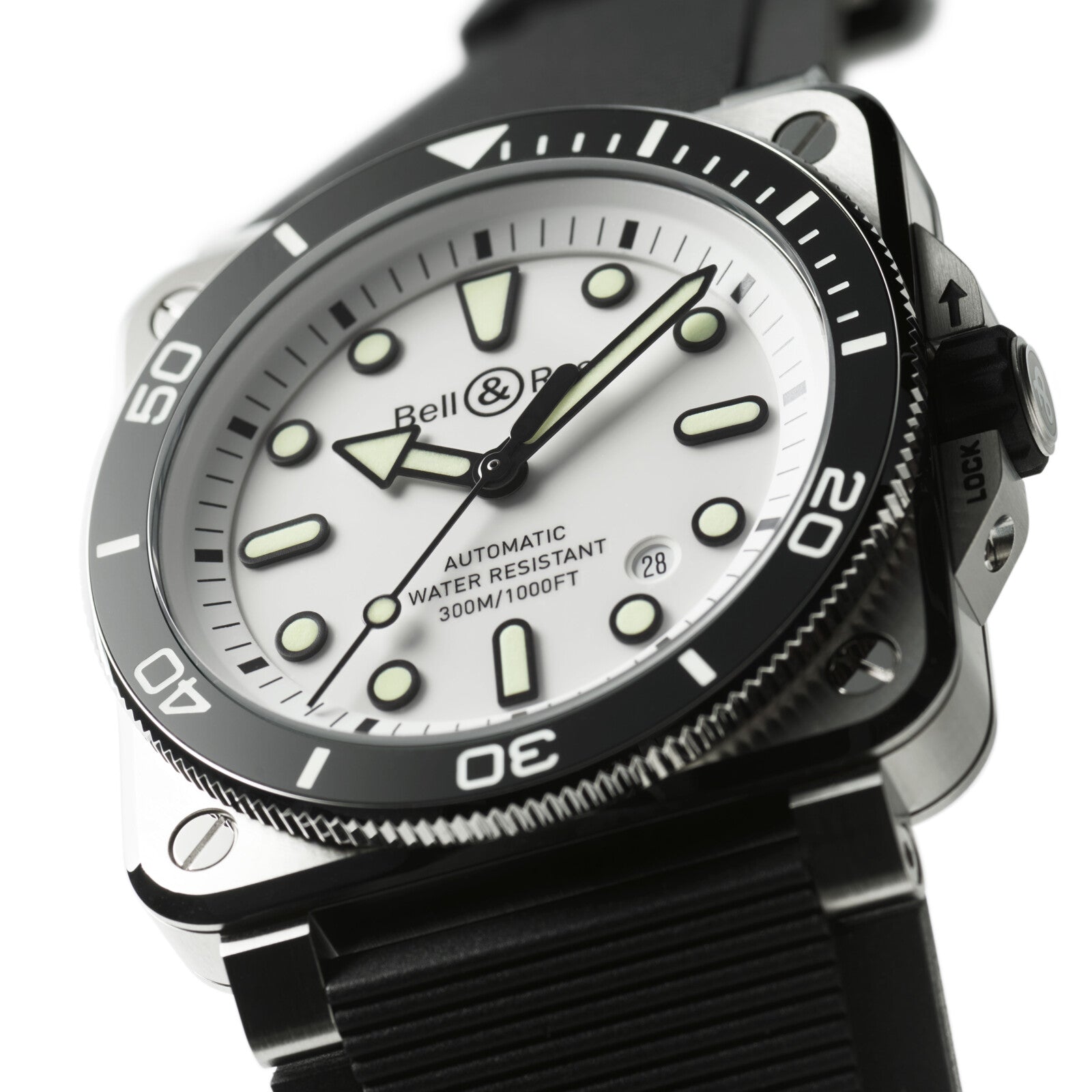 Bell & Ross BR 03 Diver White Steel Automatic (White Dial / 42mm)