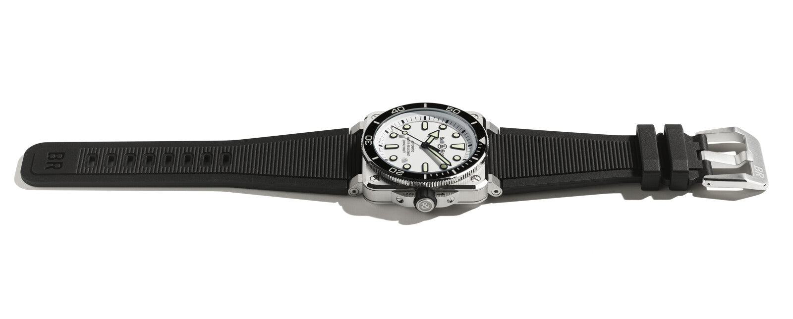 Bell & Ross BR 03 Diver White Steel Automatic BR03A-D-WH-ST/SRB (White Dial / 42mm)