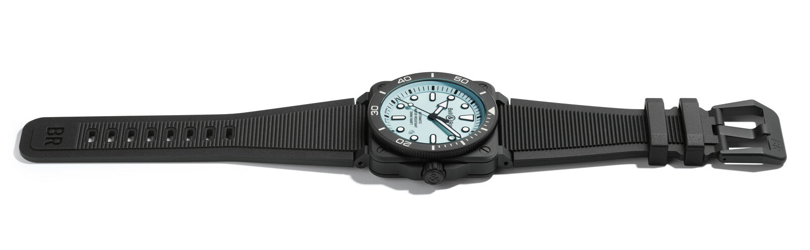 Bell & Ross BR 03 Diver Full Lum Ceramic Automatic BR0392-D-BL-CE/SRB (Light Blue Dial / 42mm)