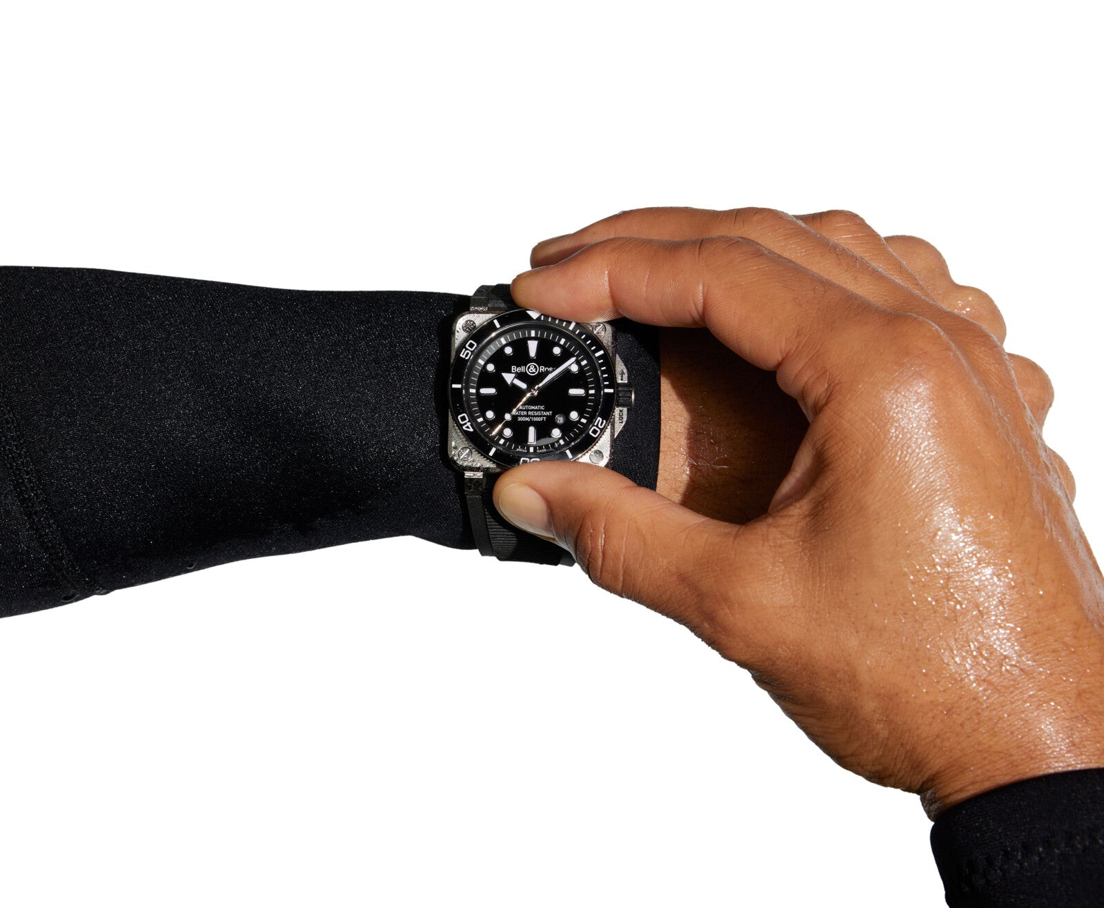 Bell & Ross BR 03 Diver Black Steel Automatic BR03A-D-BL-ST/SRB (Black Dial / 42mm)