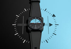 Bell & Ross BR 03 Horizon Limited Edition Automatic (Black/Turquoise Dial / 41mm)