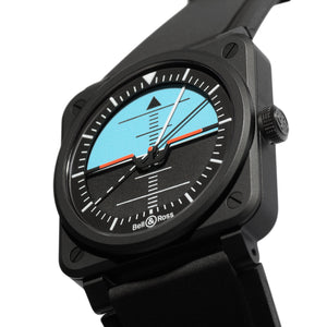 Bell & Ross BR 03 Horizon Limited Edition Automatic (Black/Turquoise Dial / 41mm)