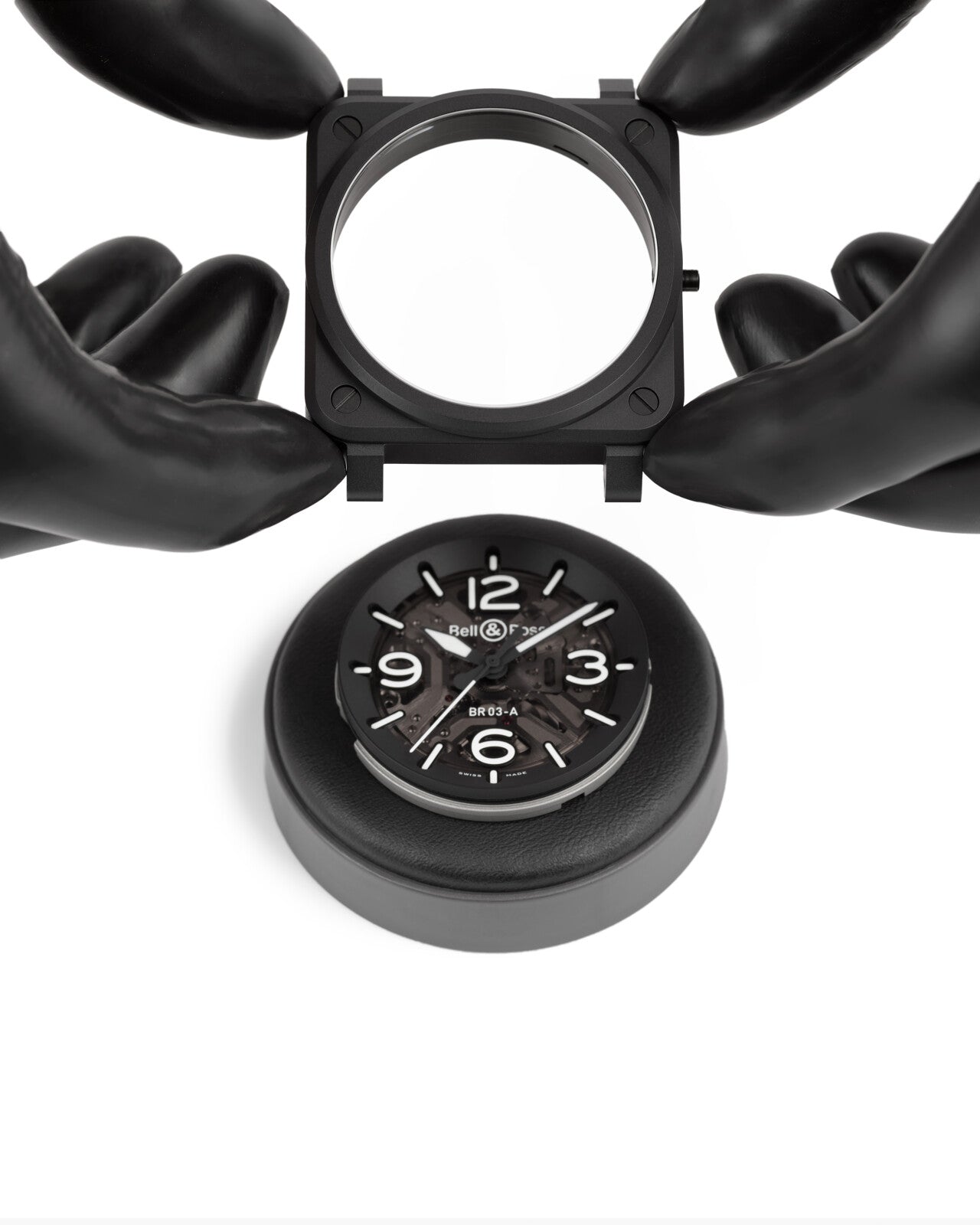 Bell & Ross BR 03 Skeleton Black Ceramic Automatic BR03A-BL-SKCE/SRB (Black Dial / 41mm)