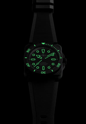 Bell & Ross BR 03 Diver Lum Outline Automatic BR03A-D-OL-CE/SRB (Black Dial / 42mm)
