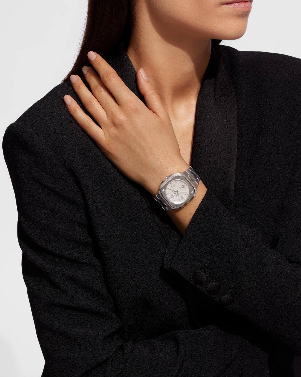 Bell & Ross BR 05 36MM Mother Of Pearl Automatic BR05A-S-MP-ST/SST (White Dial / 36mm)