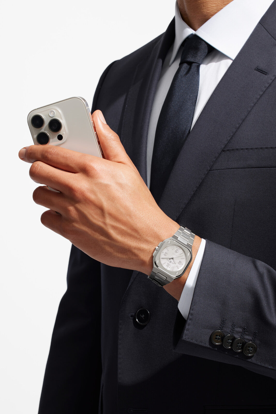 Bell & Ross BR 05 36MM Mother Of Pearl Automatic BR05A-S-MP-ST/SST (White Dial / 36mm)