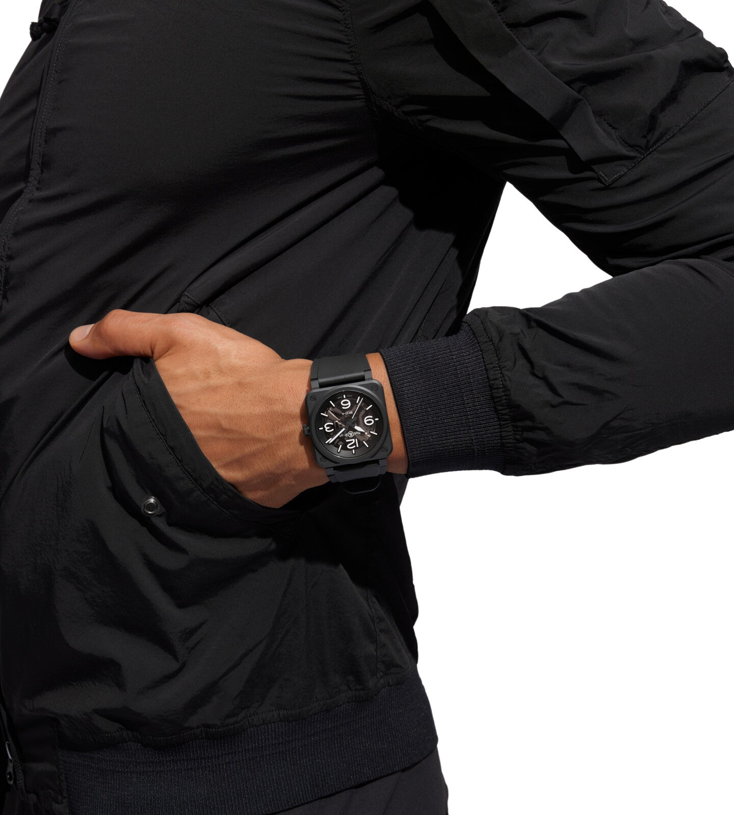 Bell & Ross BR 03 Skeleton Black Ceramic Automatic BR03A-BL-SKCE/SRB (Black Dial / 41mm)