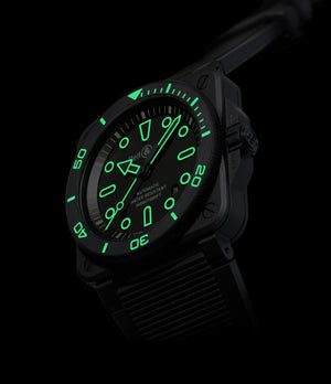 Bell & Ross BR 03 Diver Lum Outline Automatic BR03A-D-OL-CE/SRB (Black Dial / 42mm)