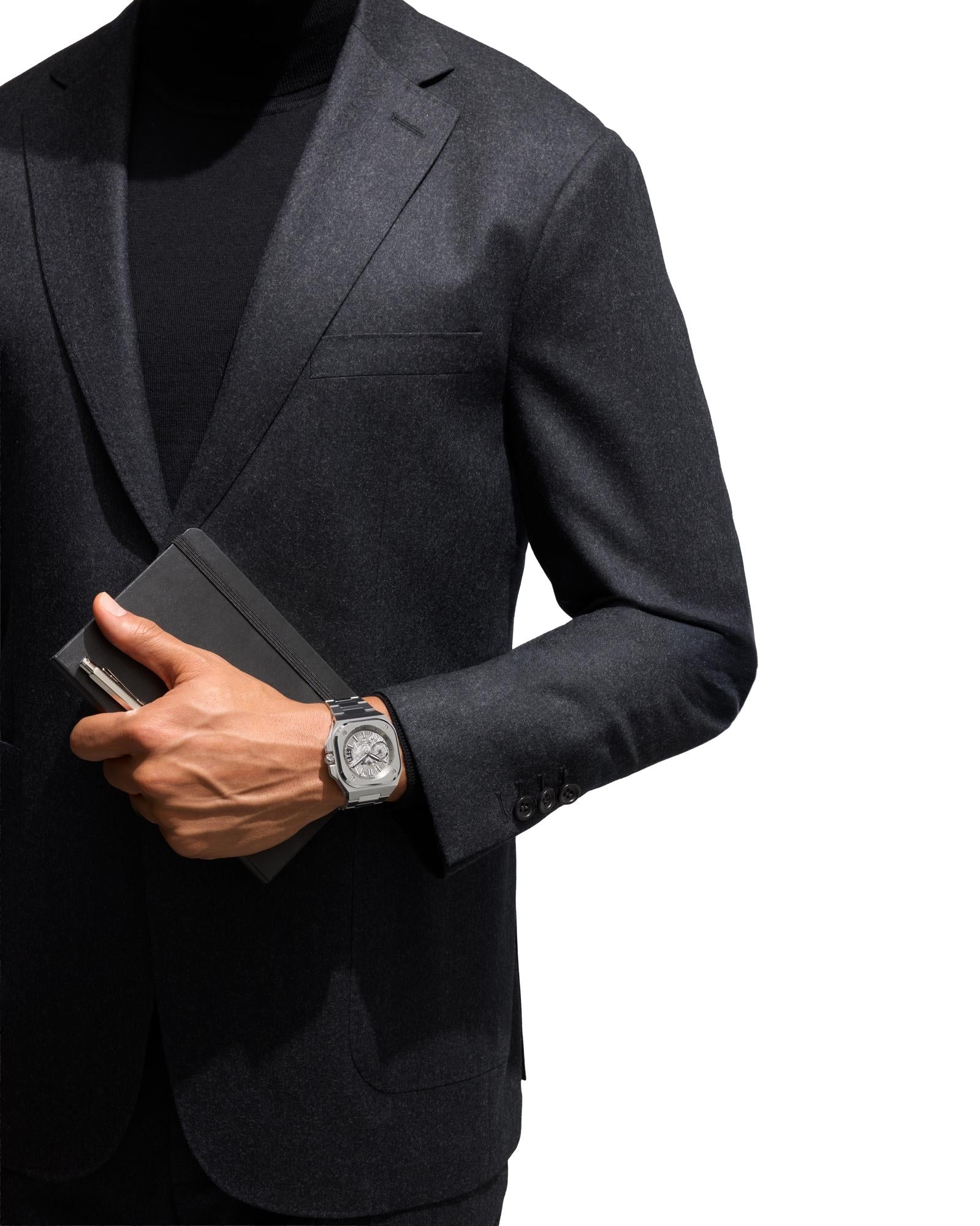 Bell & Ross BR-X5 Meteorite Automatic BRX5R-MTR-ST (Silver Meteorite Dial / 41mm)