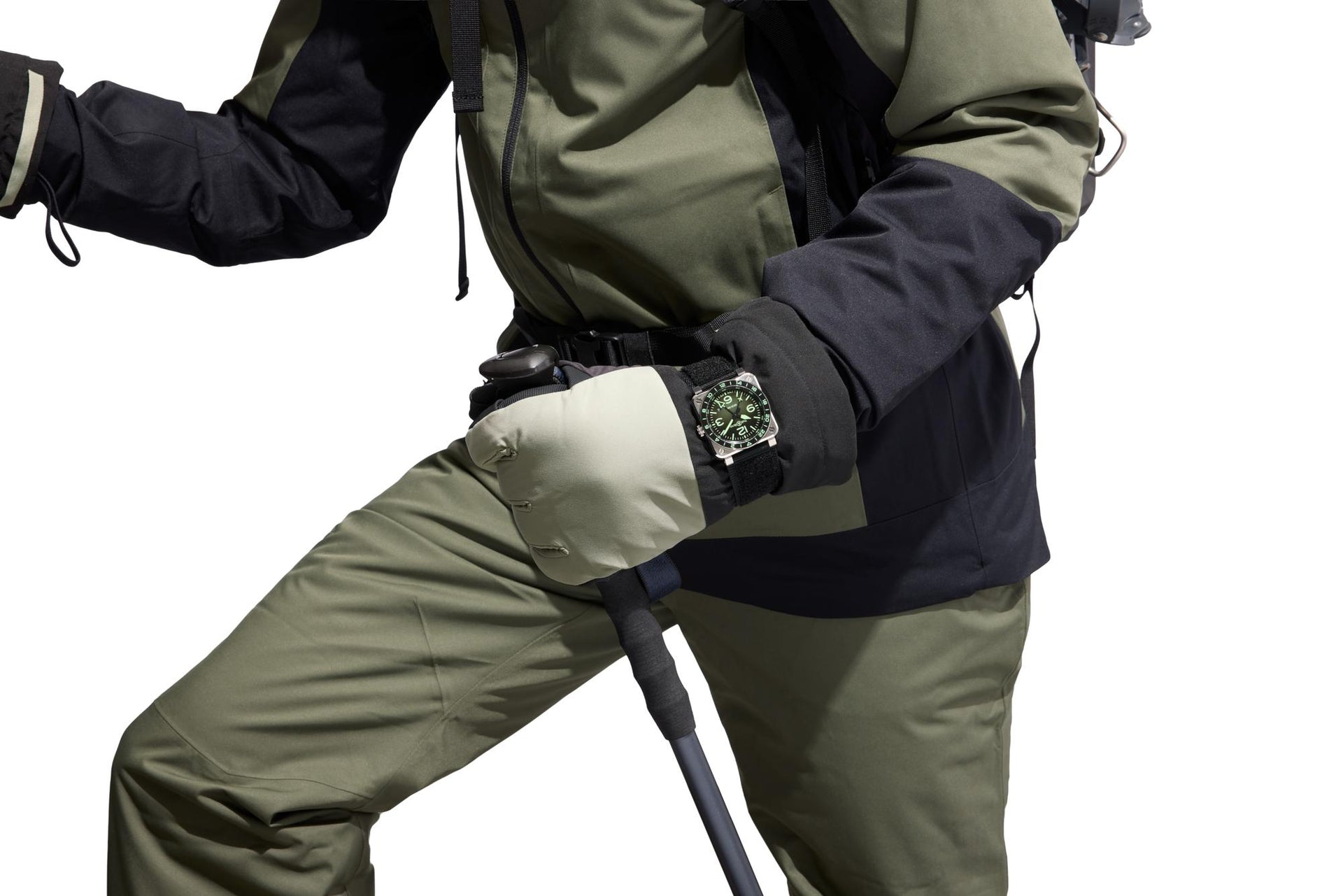Bell & Ross BR 03 GMT Green Lum Limited Edition Automatic BR0393-GN-ST/SRB (Green Dial / 42mm)