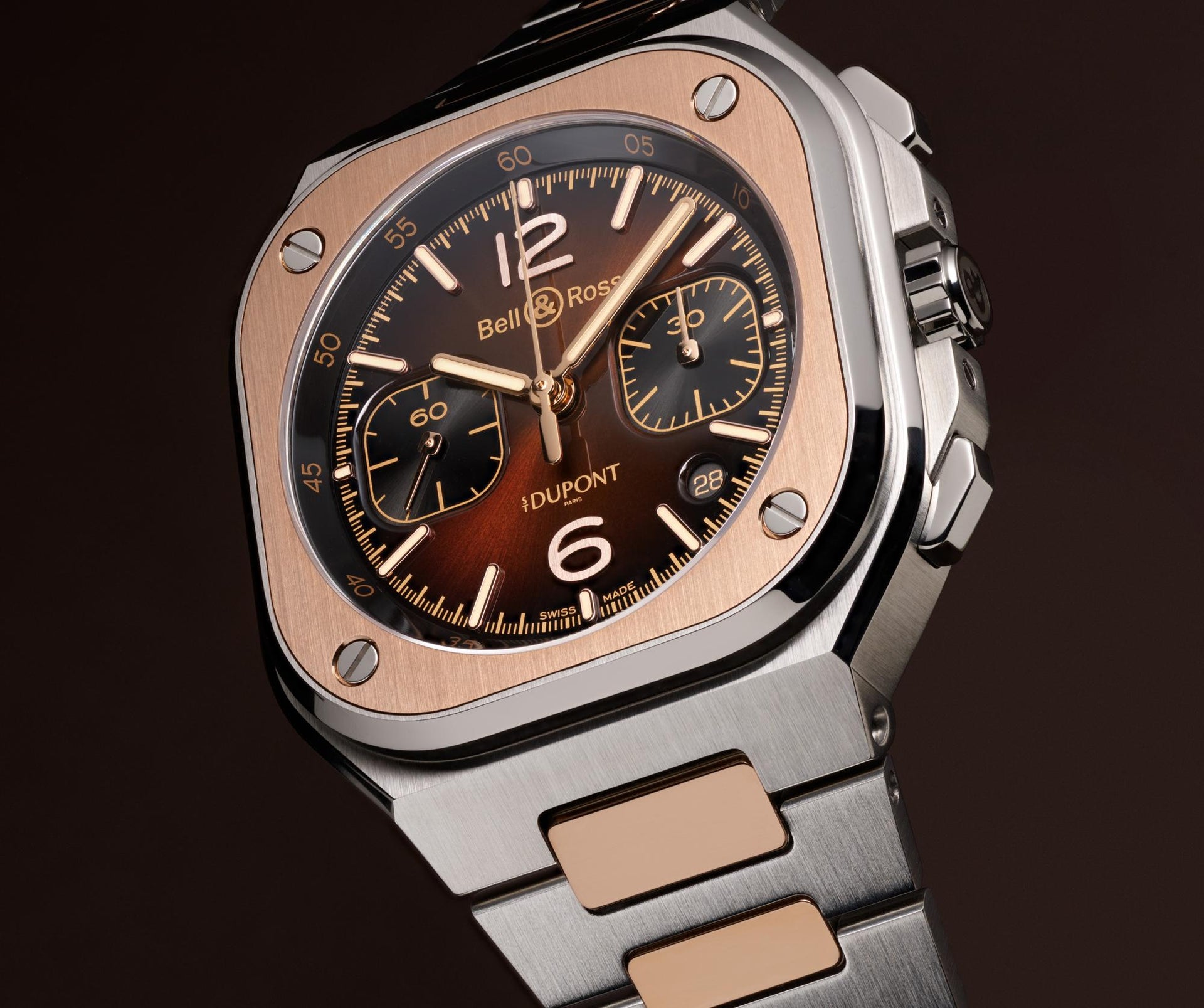 Bell & Ross BR 05 Chrono ST Dupont Limited Edition Automatic Chronograph BR05C-STD-STPG (Red Dial / 42mm)