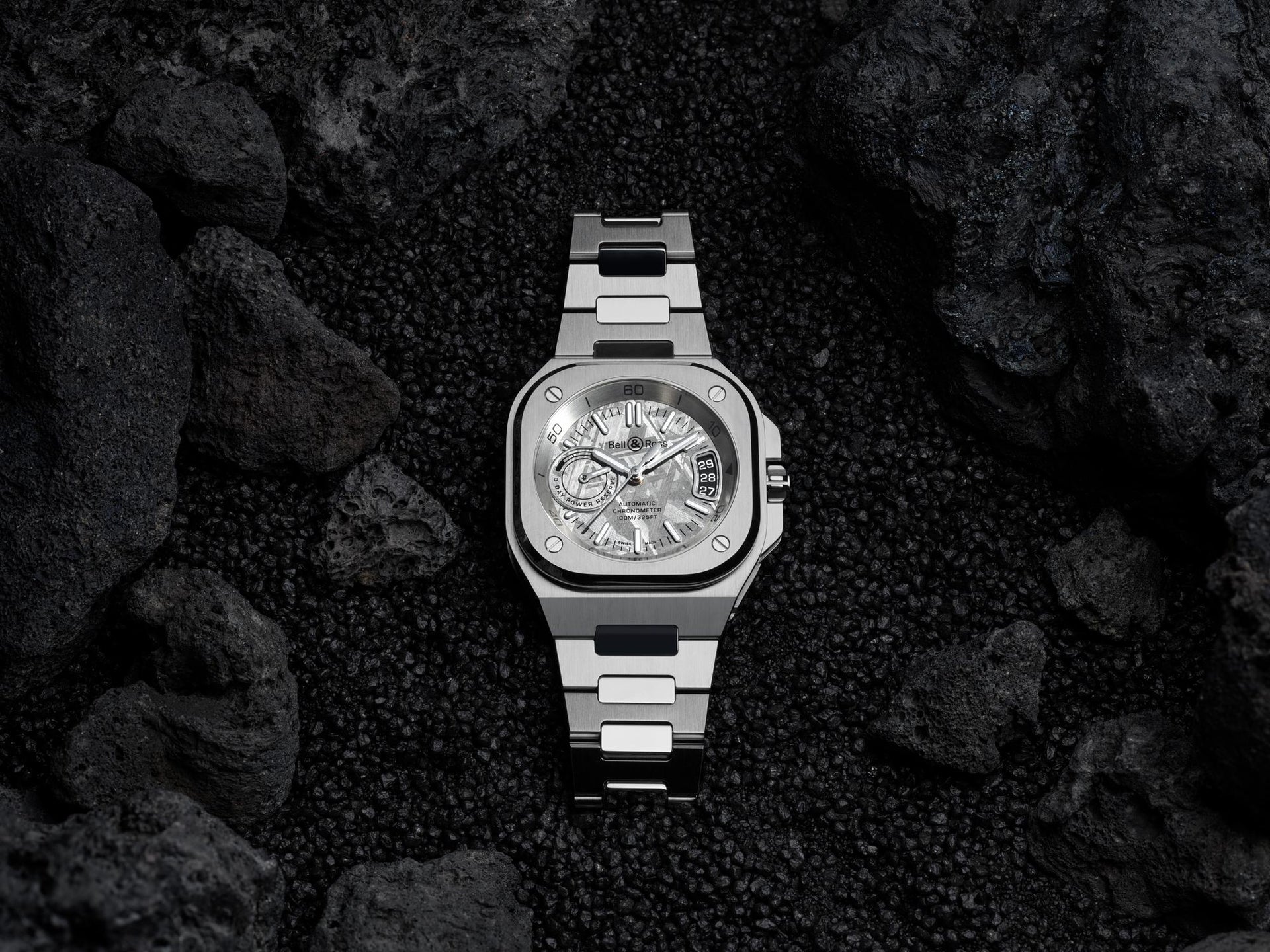 Bell & Ross BR-X5 Meteorite Automatic BRX5R-MTR-ST (Silver Meteorite Dial / 41mm)
