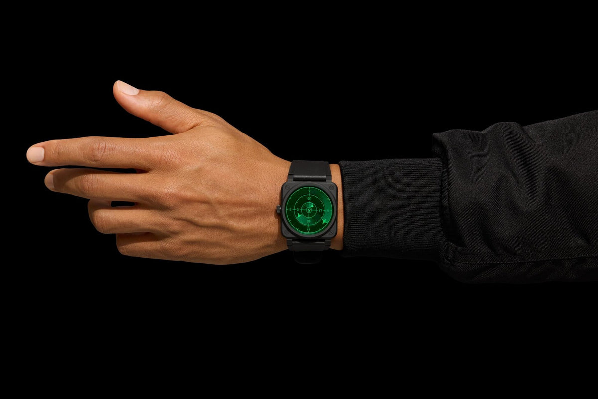 Bell & Ross BR 03 Green Radar Ceramic Limited Edition Automatic BR03A-GRDR-CE/SRB (Green Dial / 41mm)