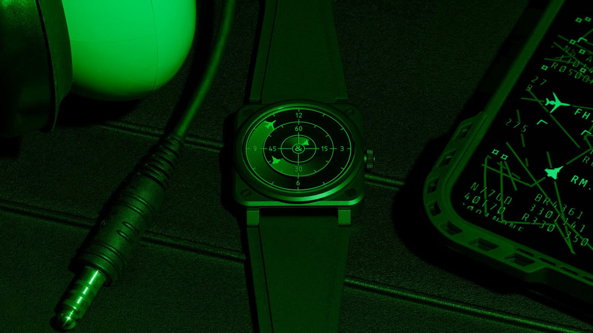 Bell & Ross BR 03 Green Radar Ceramic Limited Edition Automatic BR03A-GRDR-CE/SRB (Green Dial / 41mm)
