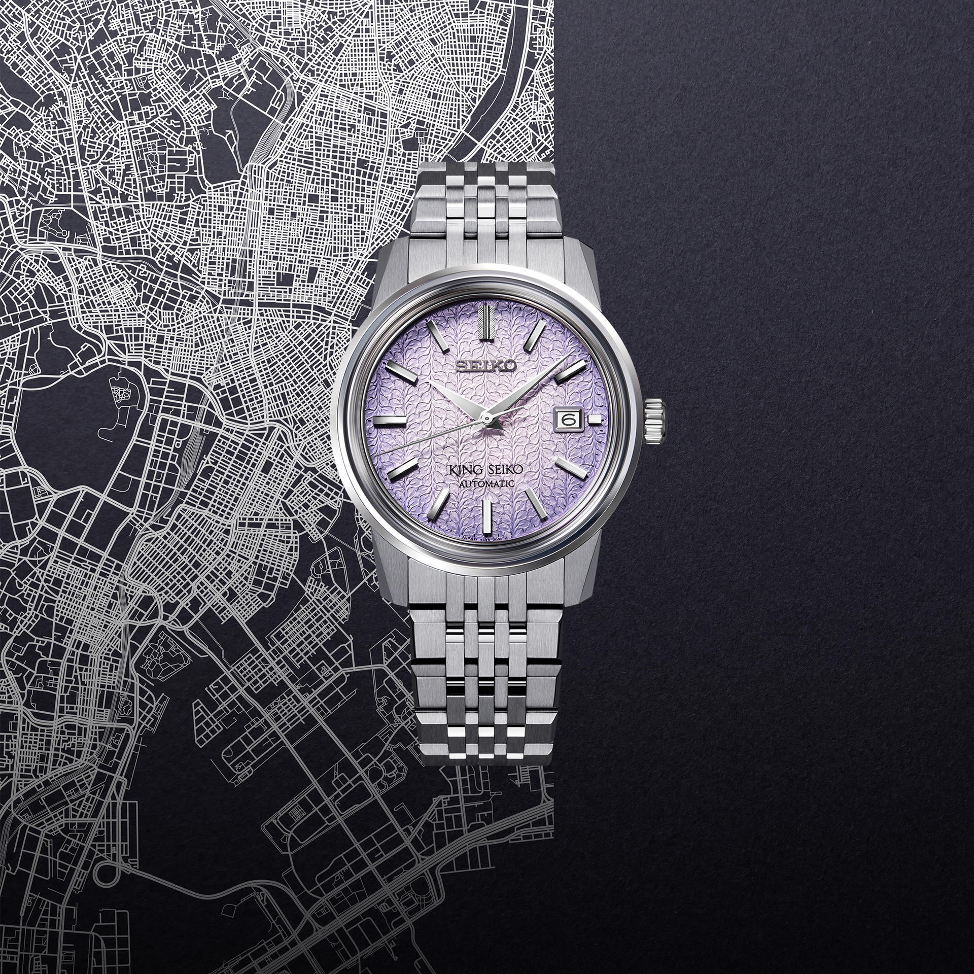 King Seiko KSK SJE107 Automatic (Purple Dial / 39mm)