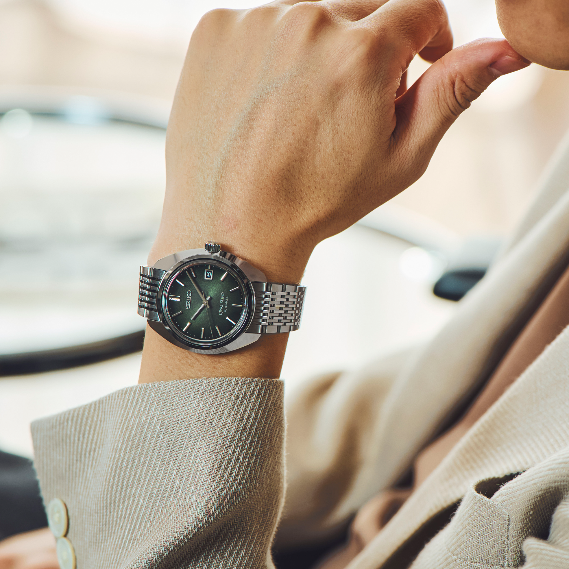 King Seiko KS1969 SJE113 Automatic (Green Dial / 39mm)