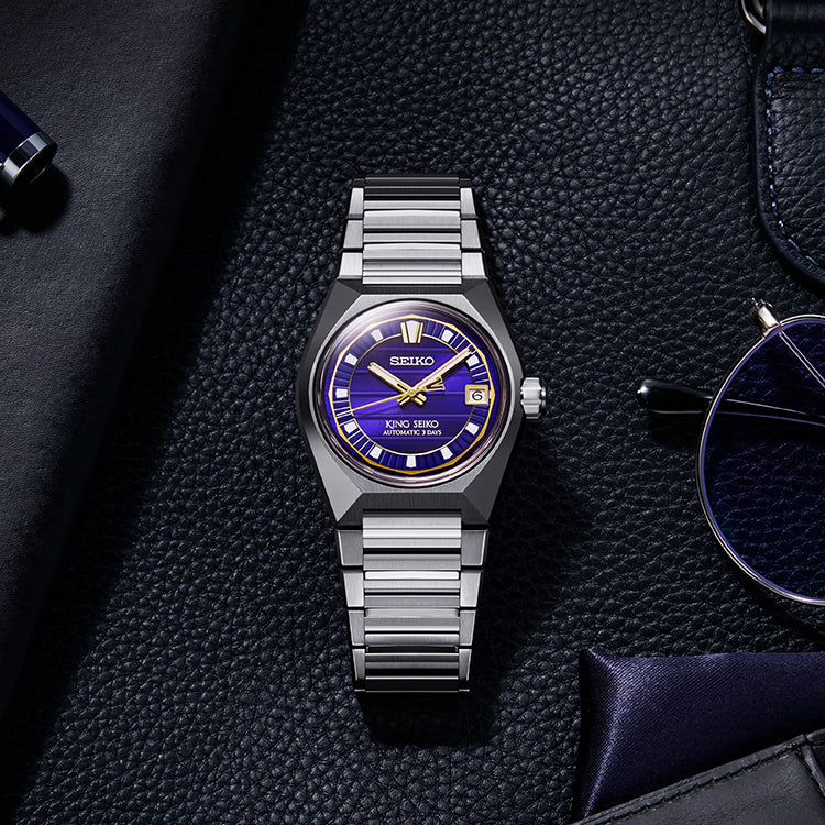 King Seiko VANAC SLA083 Automatic (Purple Dial / 41mm)