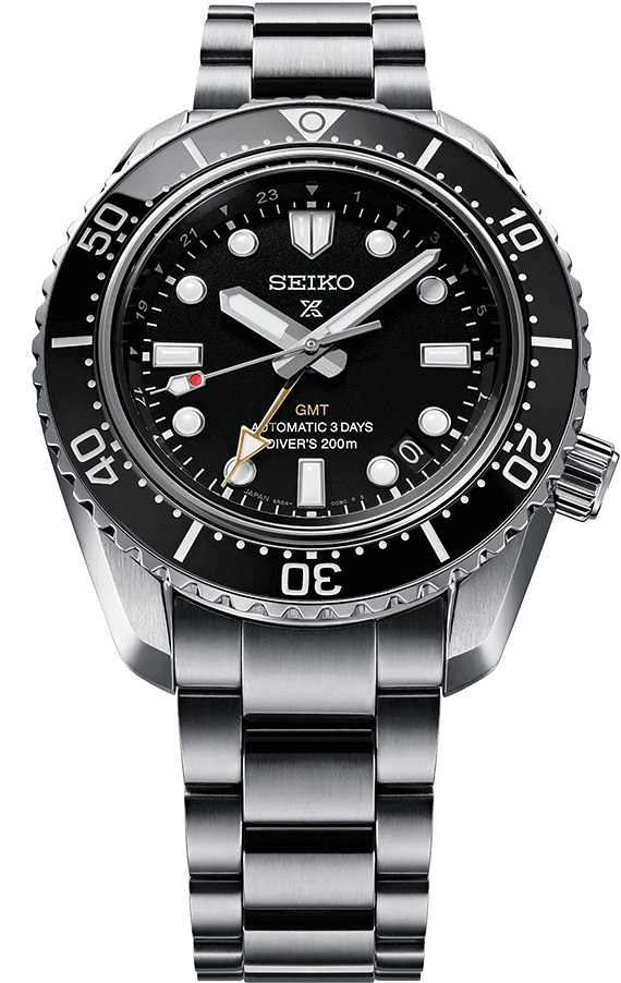Seiko Prospex 1968 Diver GMT SPB383 Automatic Black Dial 42mm Hemsleys Jewellers