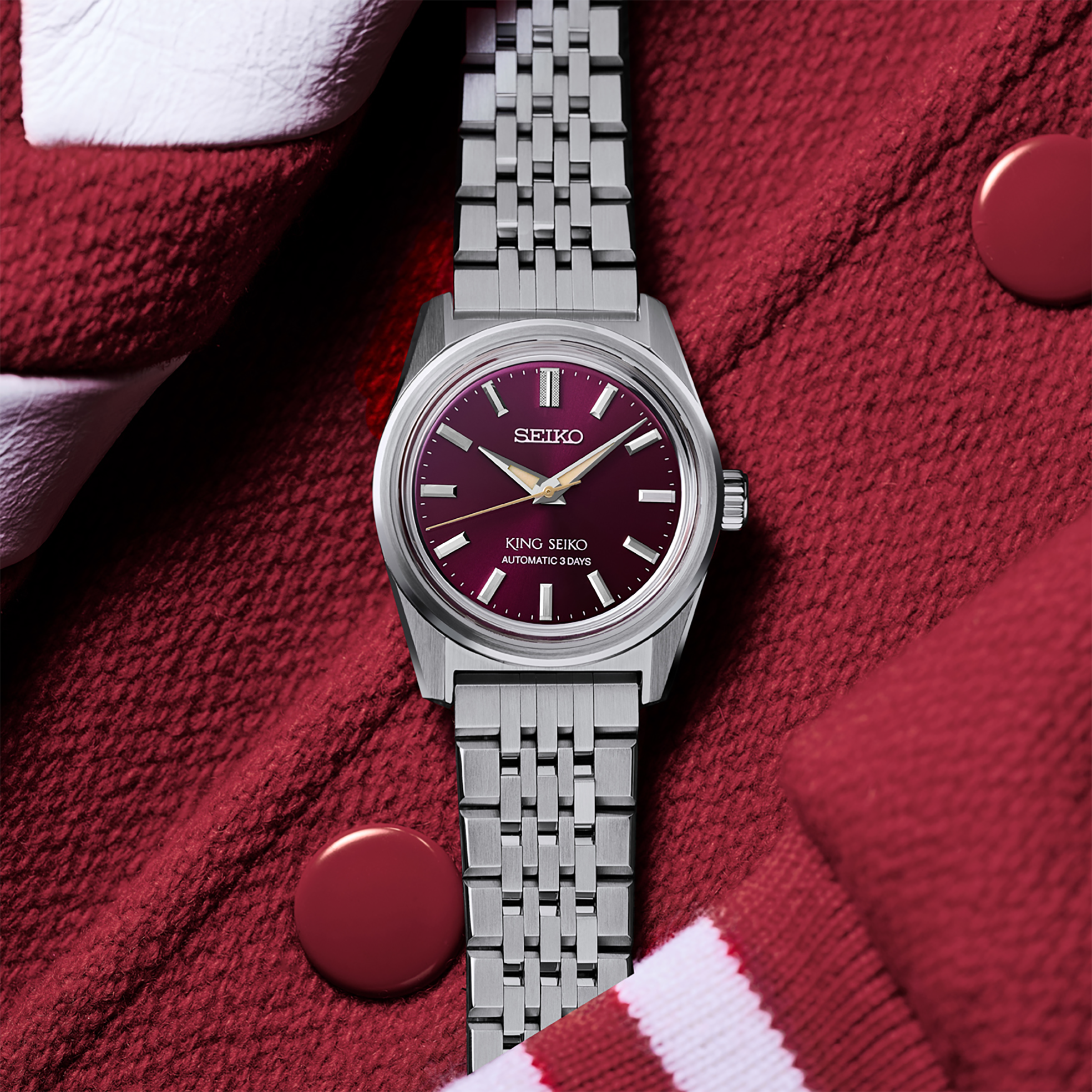 King Seiko KSK SPB461 Automatic (Red Dial / 36mm)