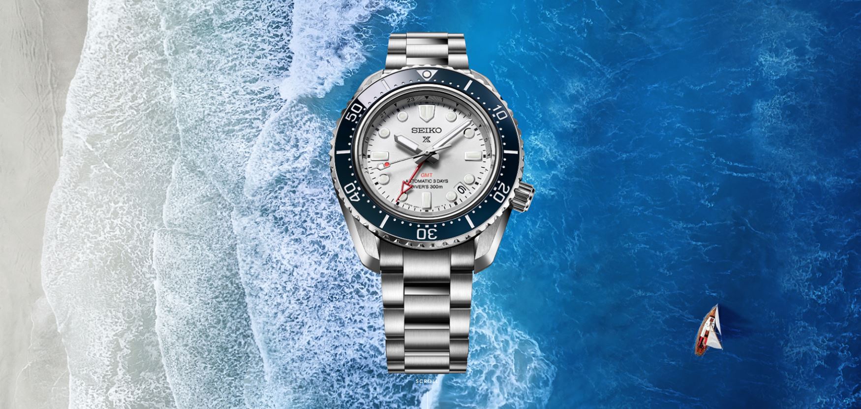 Seiko Prospex 1968 Diver GMT SPB519 Automatic (White Dial / 42mm)