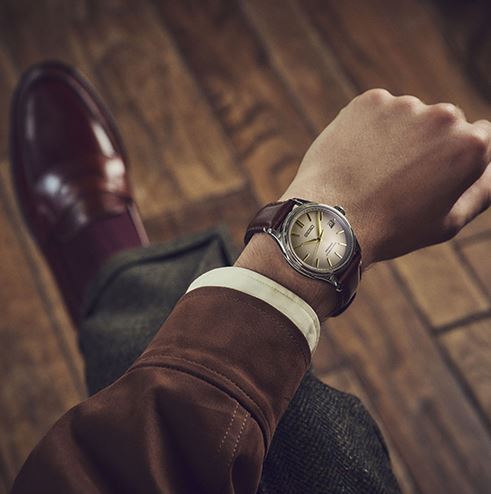 Seiko Presage Classic Series Upcycled Leather Strap Limited Edition SPB529 Automatic (Brown Dial / 40mm)