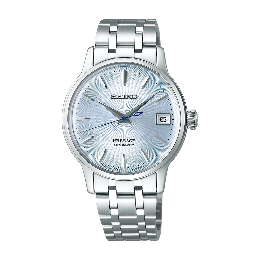 Seiko watch blue best sale face