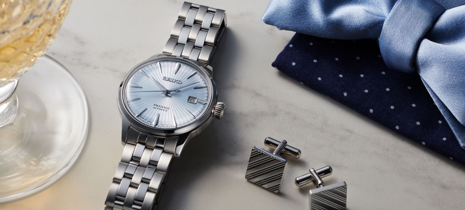 Seiko Presage SRPB43/SRPE19 Automatique (cadran bleu glacé / 40mm)