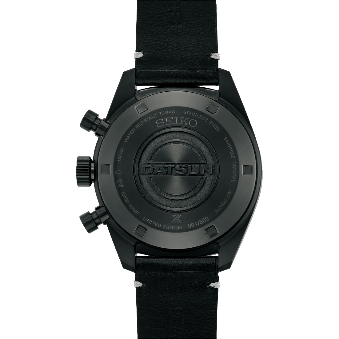 Chronographe mécanique Seiko Prospex Speedtimer Datsun 240Z Édition limitée SRQ057 Chronographe automatique (cadran noir / 42 mm)