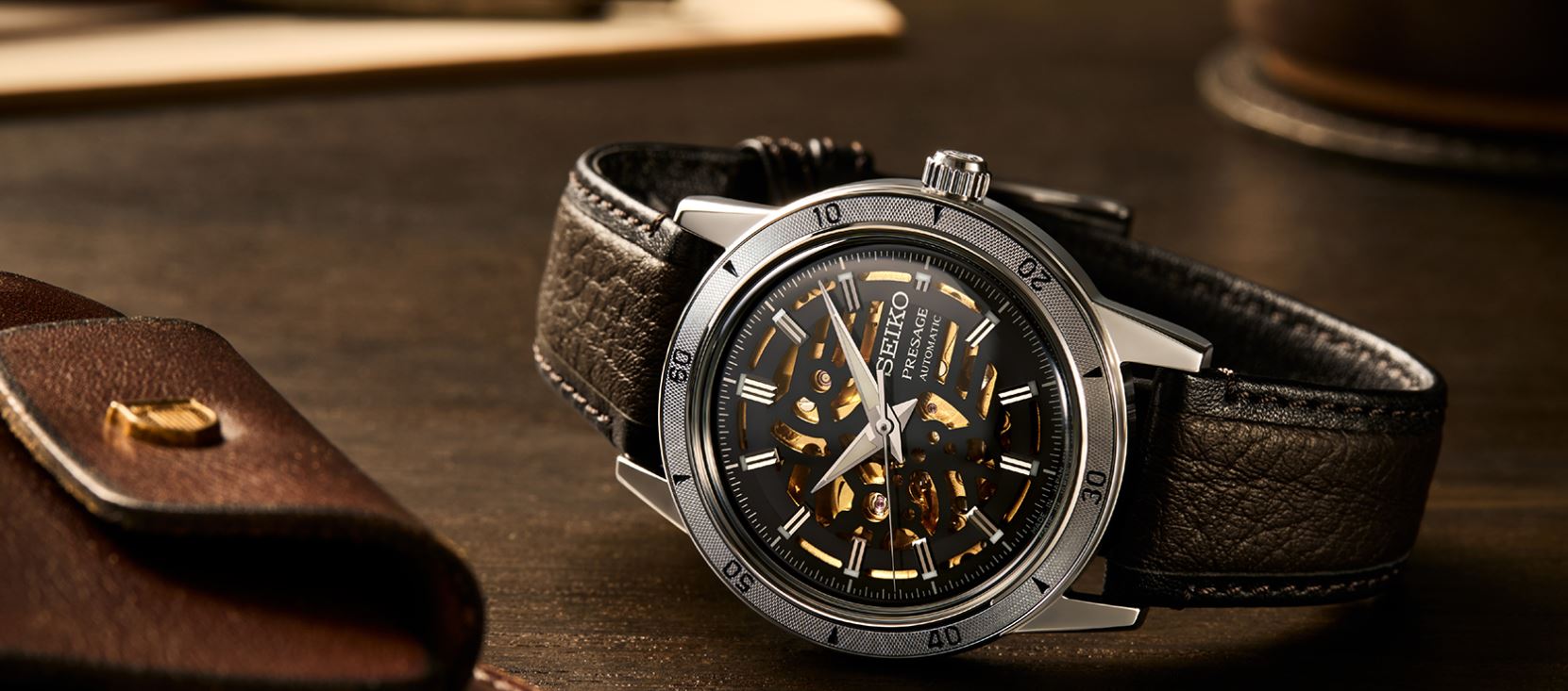 Seiko Presage Style60 Skeleton SSA461 Automatic (Black Skeleton Dial / 39.5mm)