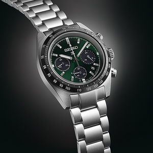 Seiko chronograph stainless on sale steel