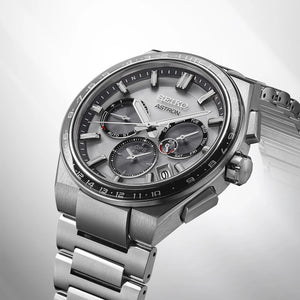 Seiko Astron SSH107 Silver Dial 43mm Hemsleys Jewellers