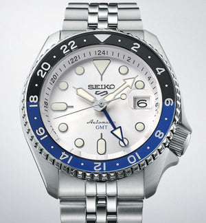 Seiko 5 Sports GMT SSK033 Automatic (White Dial / 42.5mm)