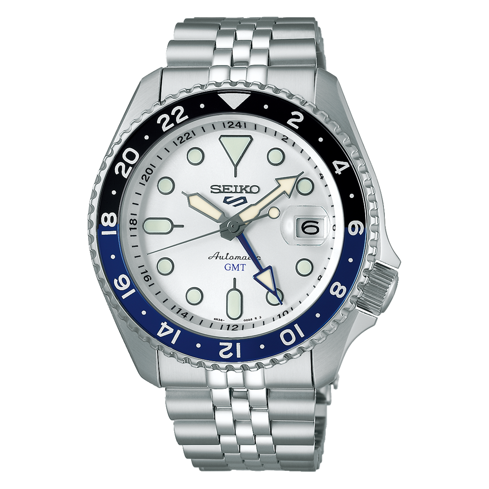 Seiko 5 Sports GMT SSK033 Automatic (White Dial / 42.5mm)