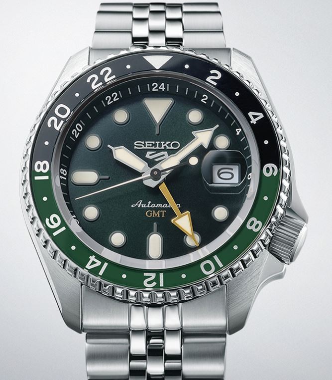 Seiko 5 Sports GMT SSK035 Automatic (Green Dial / 42.5mm)