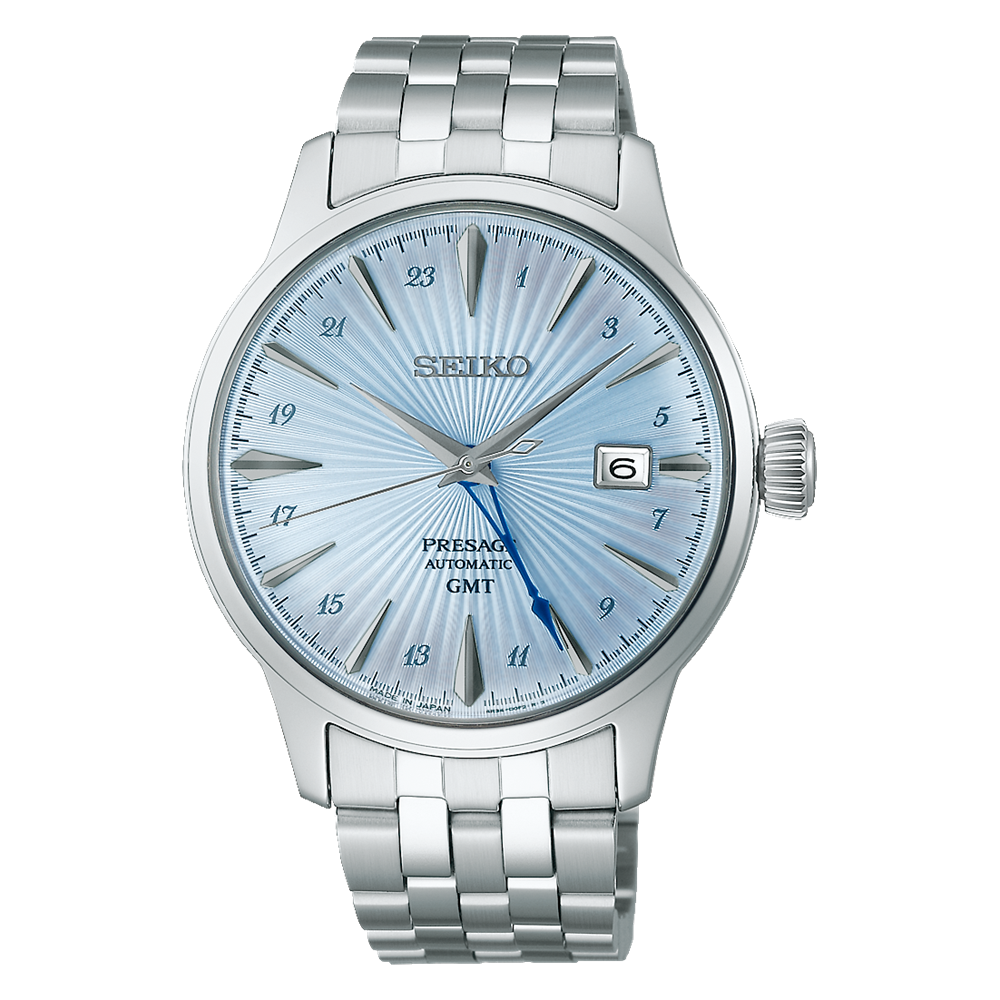 Seiko Presage Cocktail Time GMT SSK037 Automatic (Icey Blue Dial / 40mm)