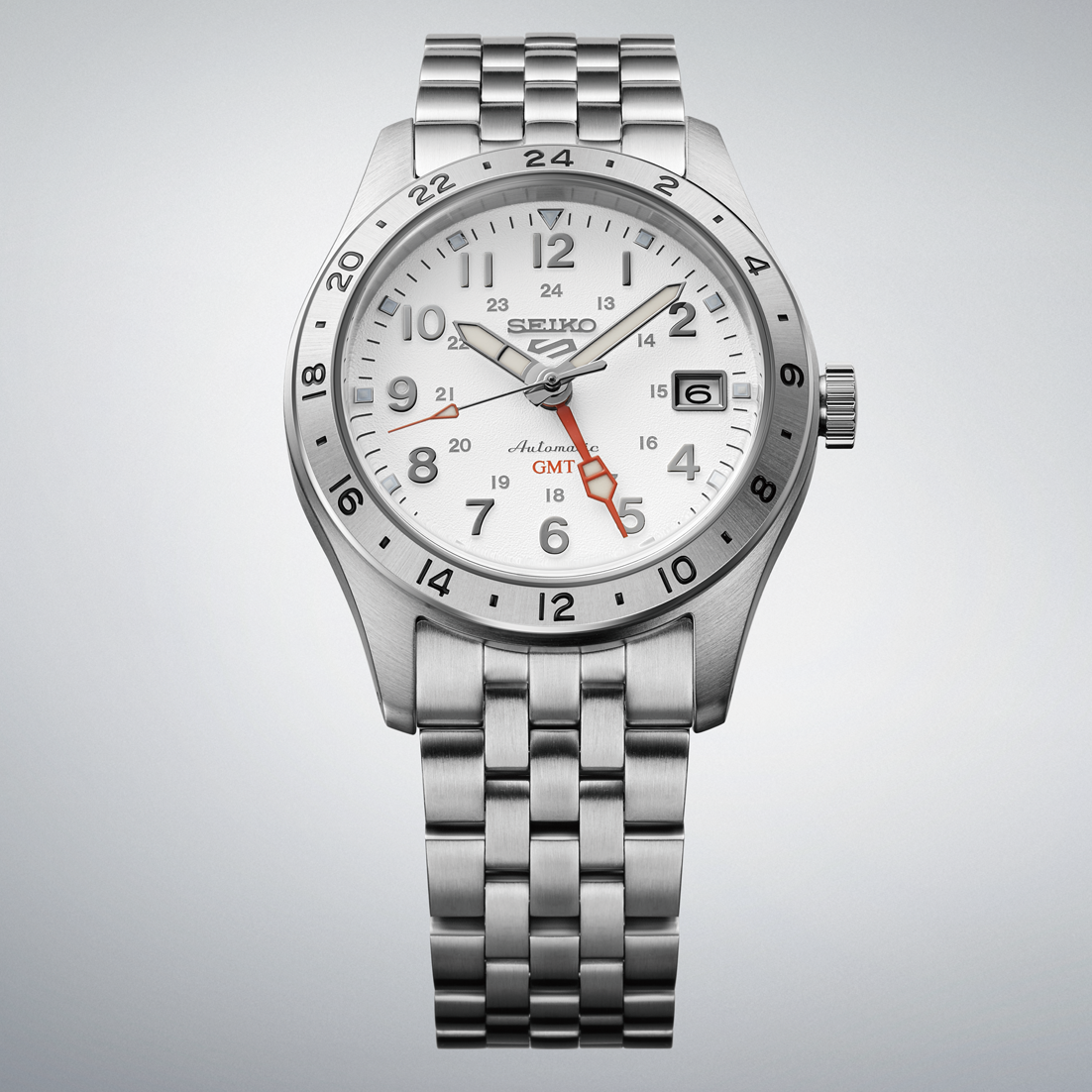 Seiko 5 Sports Field GMT SSK059 Automatic (White Dial / 39mm)