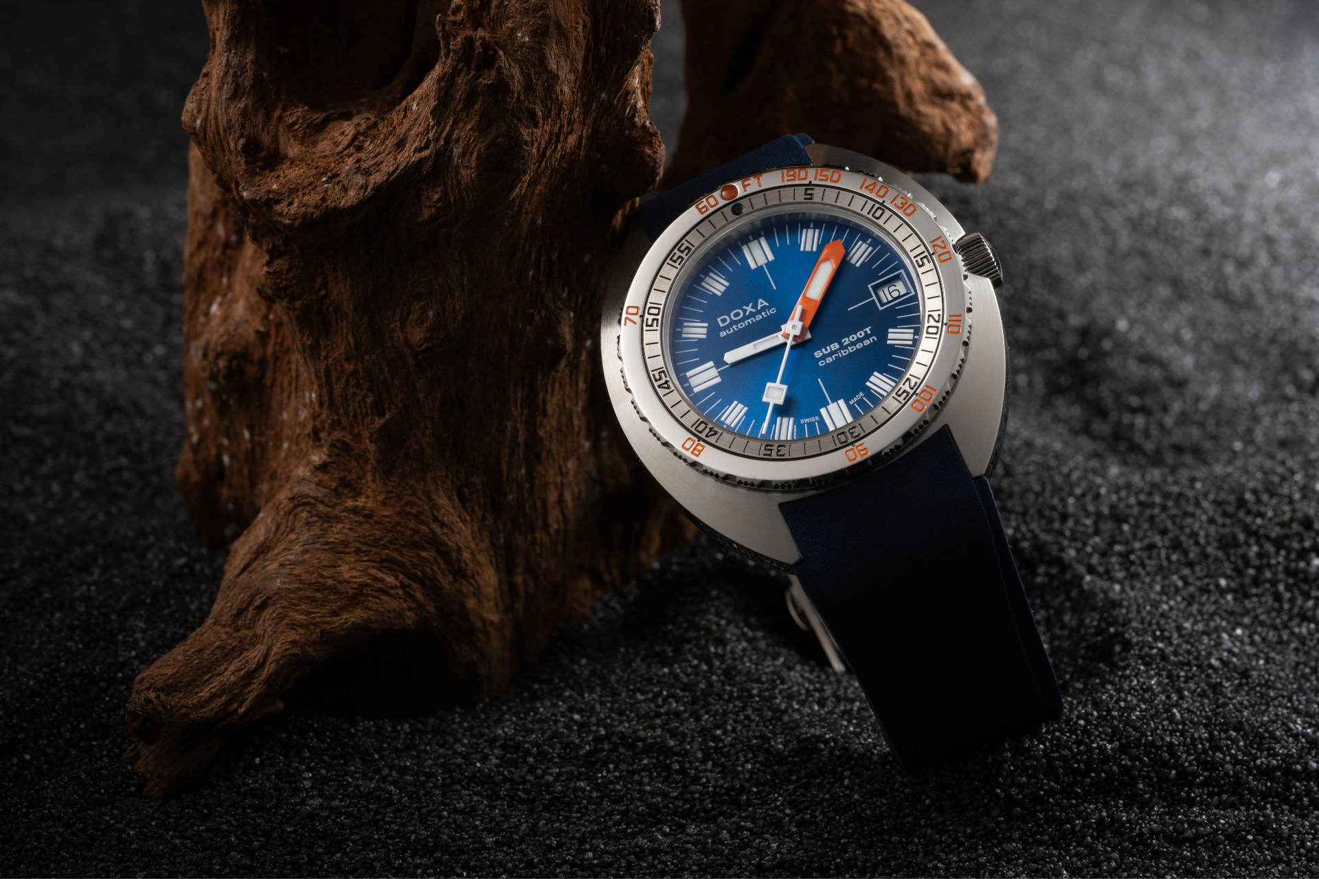 Doxa SUB 200T Caribbean Automatic (Blue Dial / 39mm)