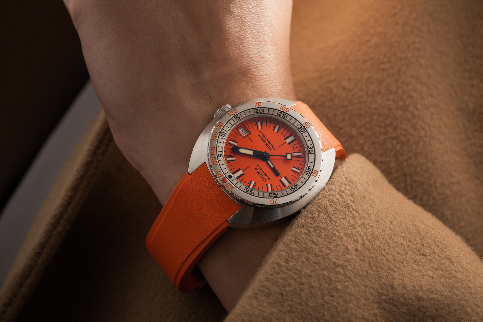 Doxa SUB 200T Professional Automatic (Orange Dial / 39mm)
