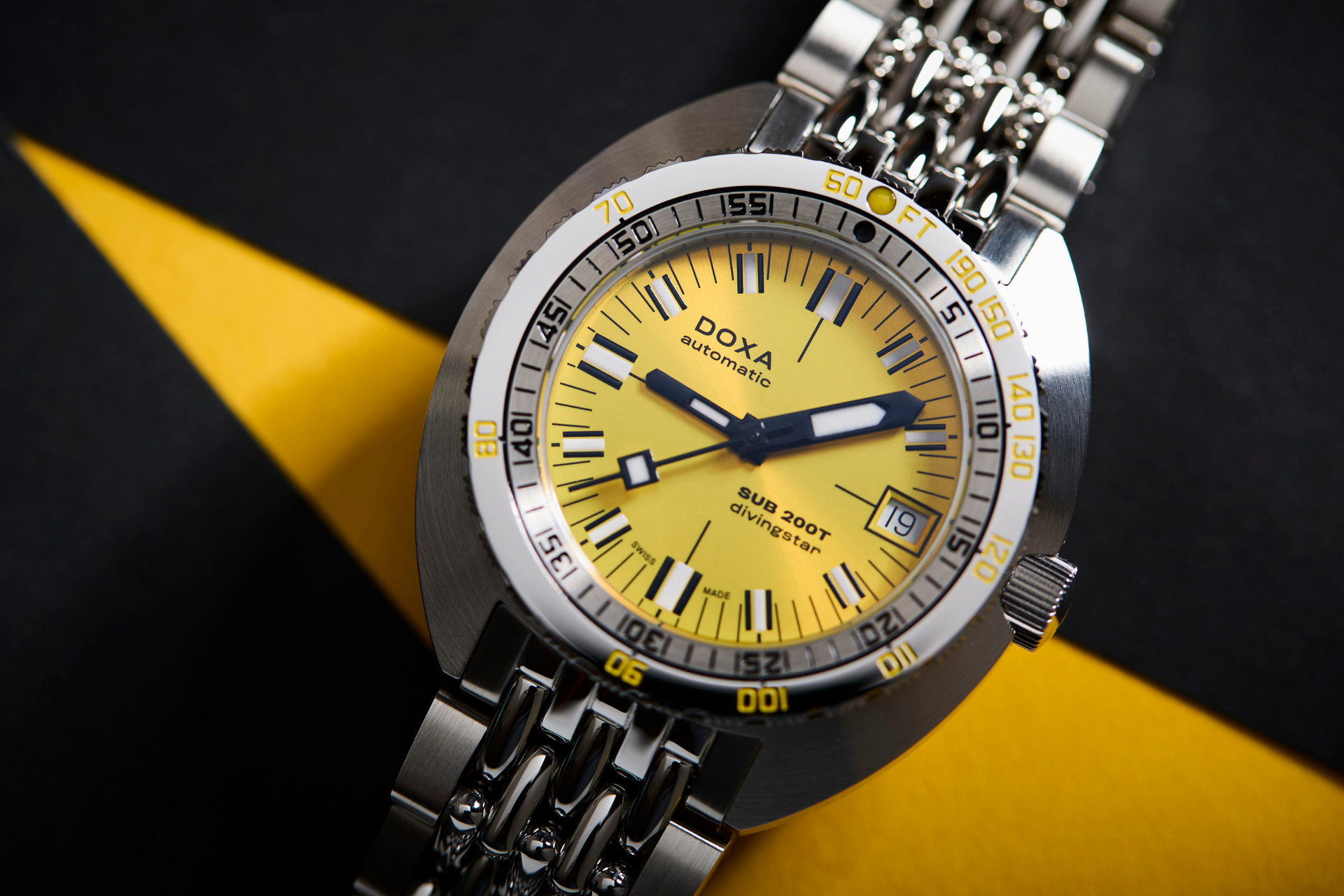 Doxa SUB 200T Divingstar Automatic (Yellow Dial / 39mm)