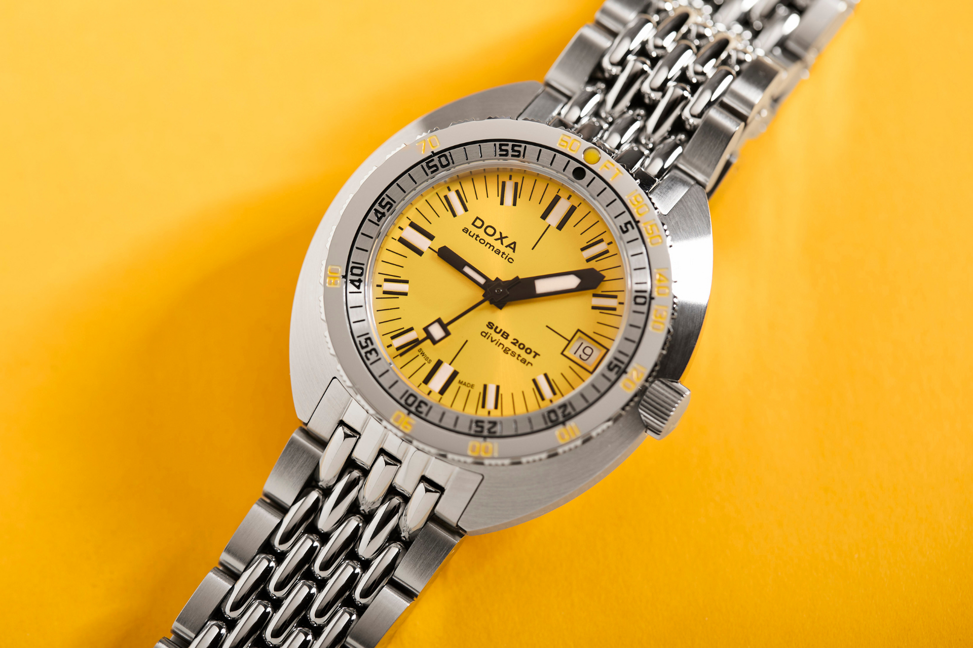 Doxa SUB 200T Divingstar Automatic (Yellow Dial / 39mm)