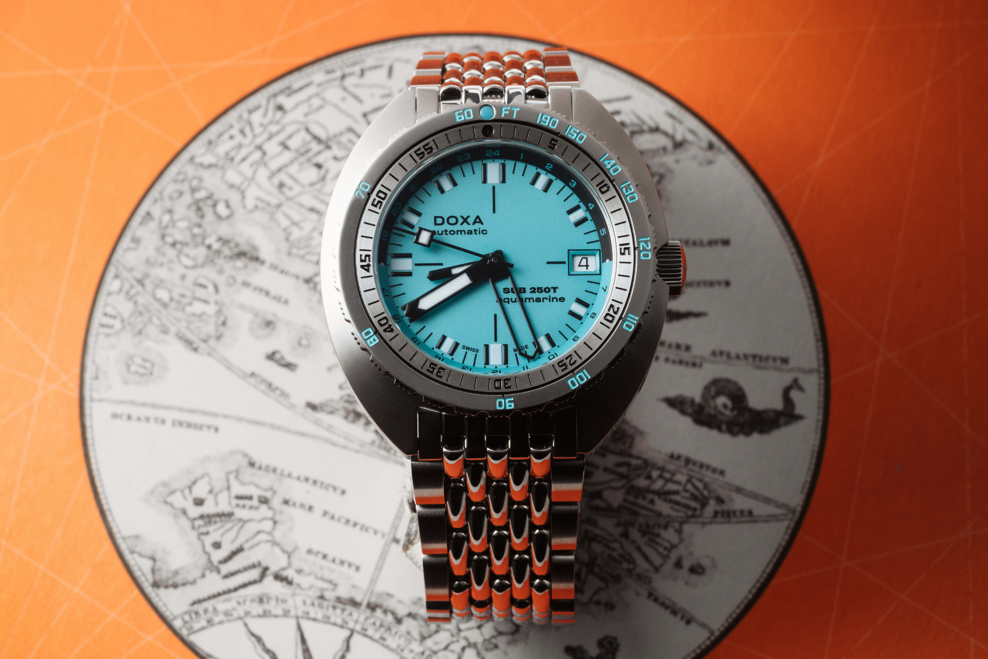 Doxa SUB 250T GMT Aquamarine Automatic (Aquamarine Dial / 40mm)