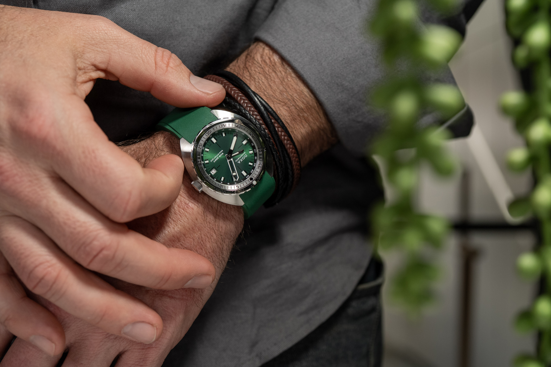 Doxa SUB 250T GMT Sea Emerald Automatic (Green Dial / 40mm)