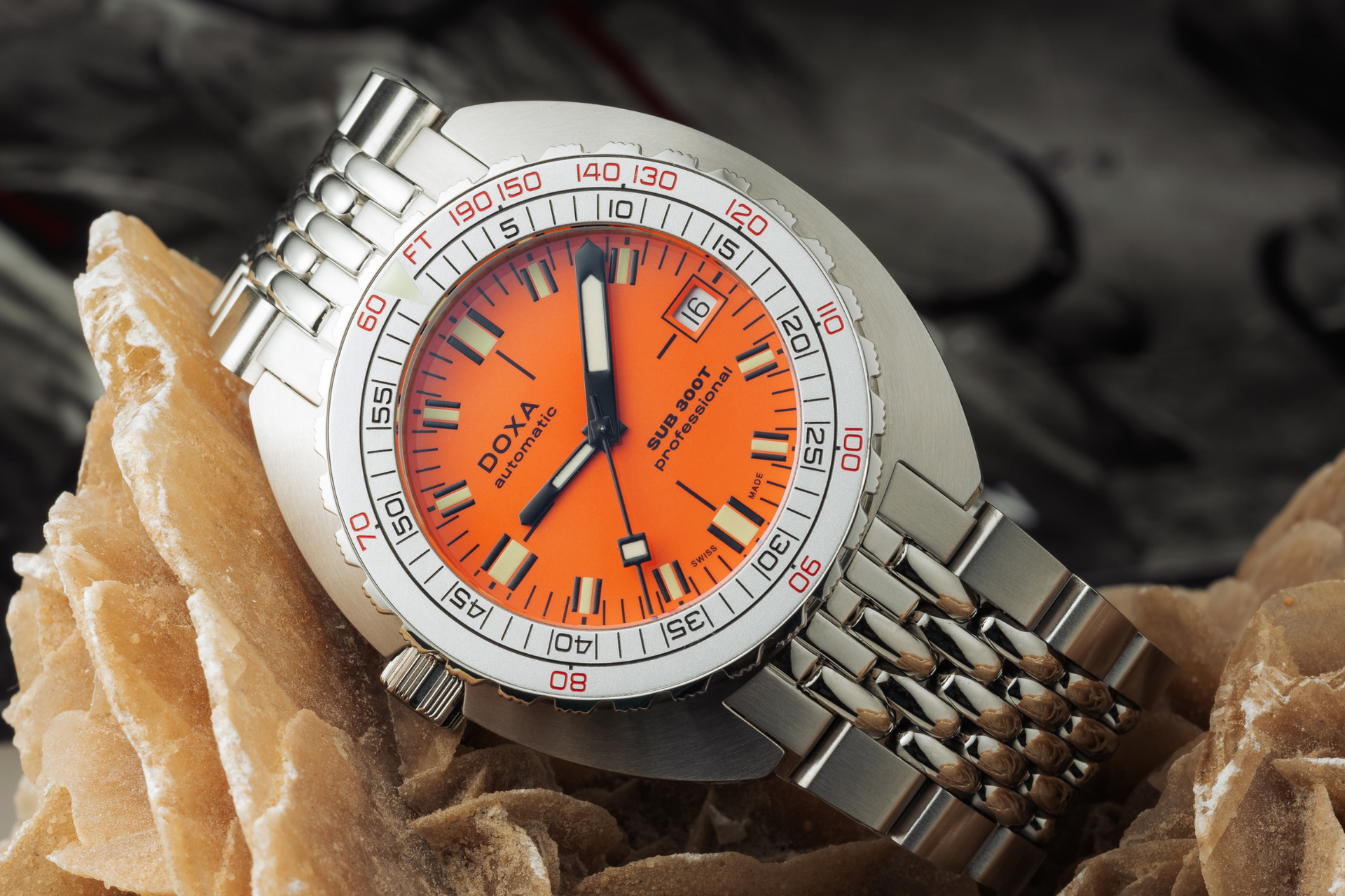 Doxa SUB 300T Professional Aristera Limited Edition Automatic (Orange Dial / 42.5mm)
