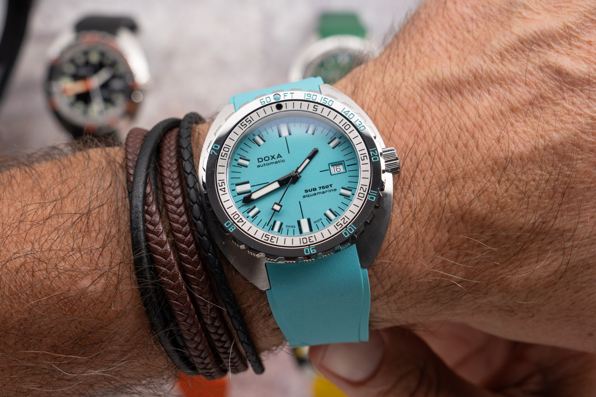 Doxa SUB 750T Aquamarine Automatic (Aquamarine Dial / 45mm)
